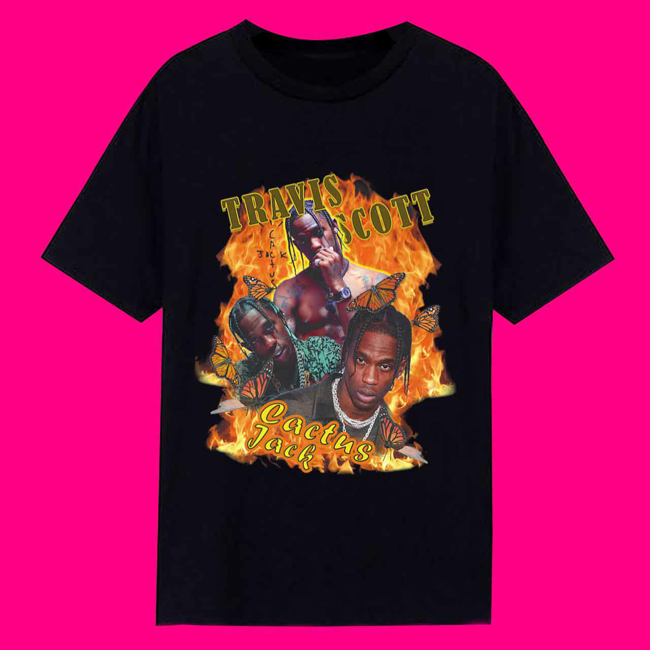 Travis Scott Cactus Jack Astroworld Shirt, Travis Scott shirt -  Cherrycatshop