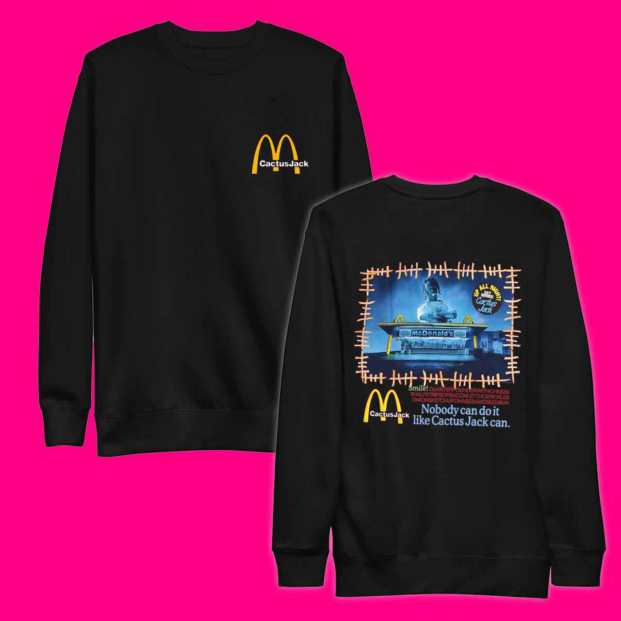 送料無料/新品】 Travis Scott × McDonald's ラガーシャツ トップス ...