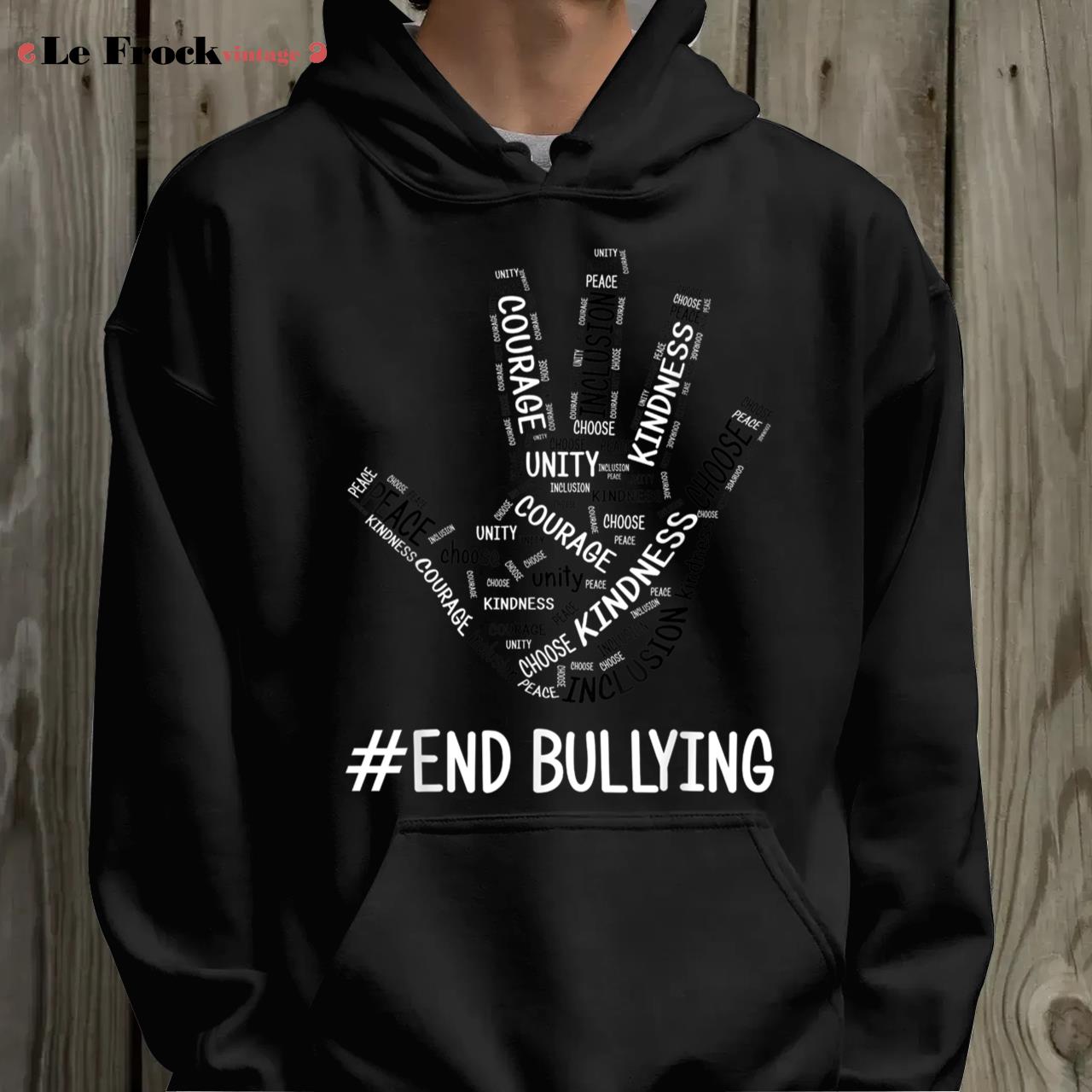 Unity Day Orange Kids 2022 Stop Bullying Love Sign Language Anti Bullying T-Shirt
