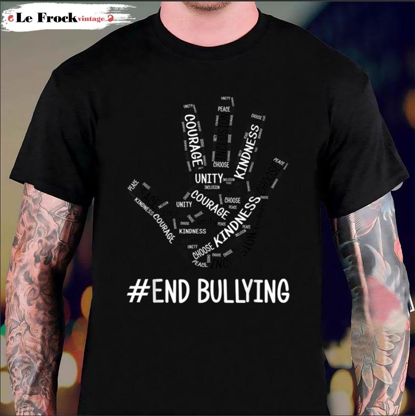 Unity Day Orange Kids 2022 Stop Bullying Love Sign Language Anti Bullying T-Shirt