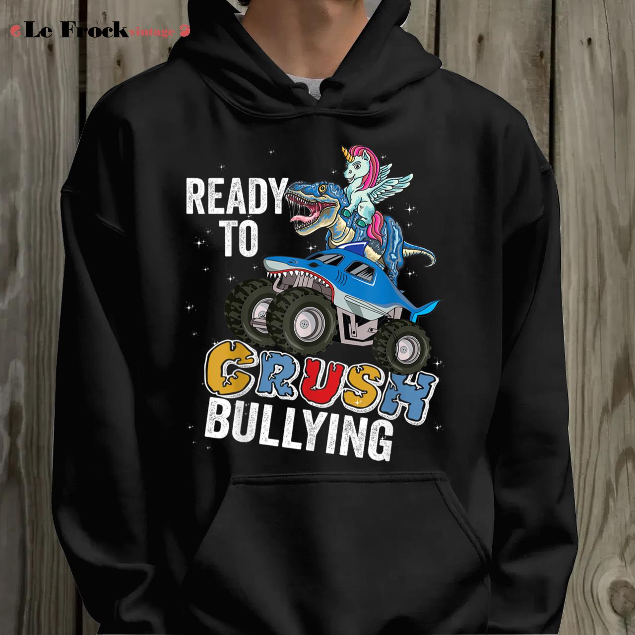 Unity Day Orange Kids Stop Bullying Truck Unicorn Trex Anti Bullying T-Shirt
