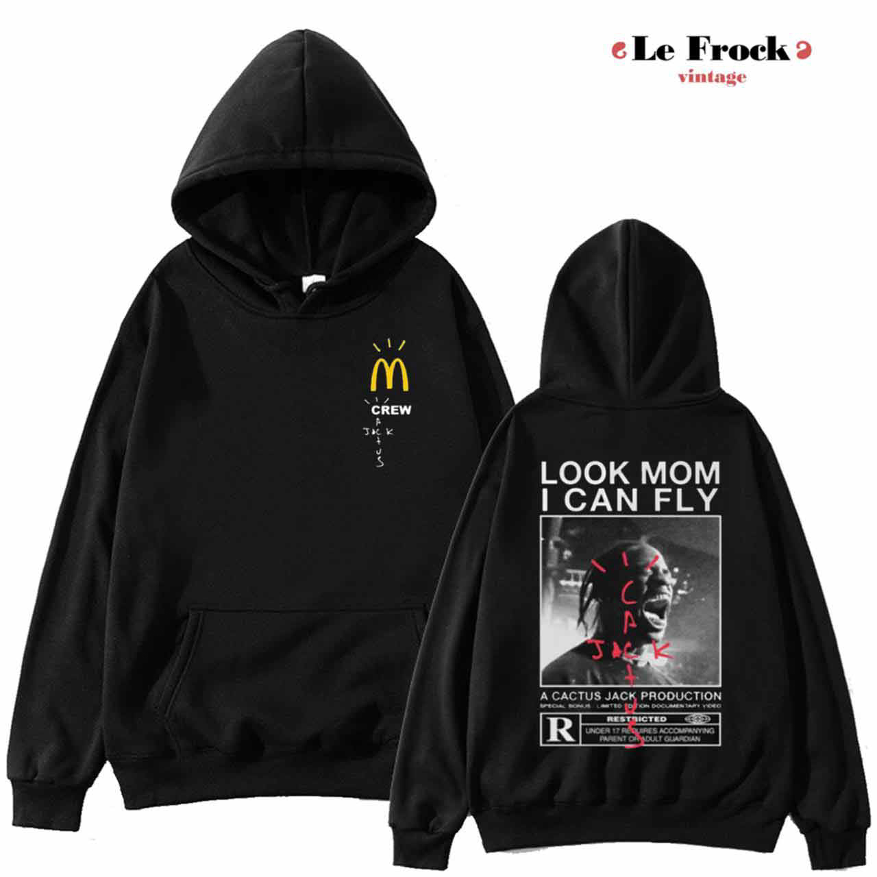 Mcdonalds Crew And Look Mom I Can Fly Hoodie