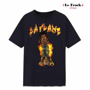 Travis Scott 6s La Flame Black Shirt