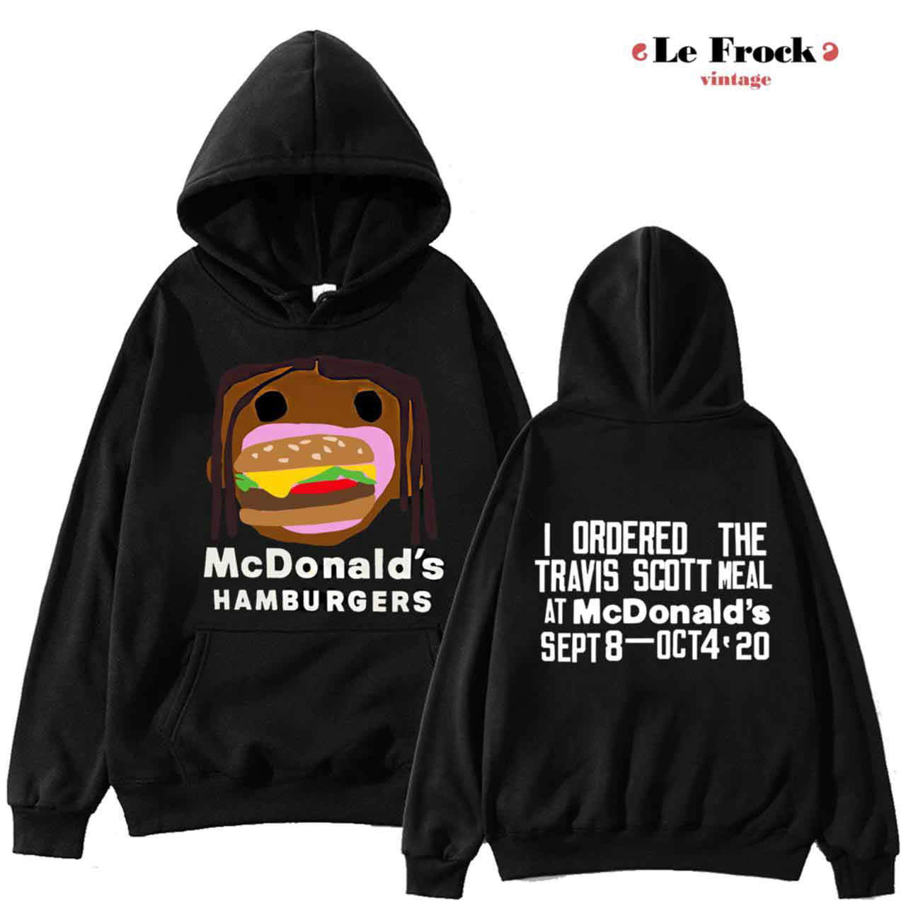 Travis Scott Mcdonalds Hamburgers Hoodie