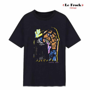 Travis Scott Nike Air Force 1 Shirt Black – Abstract Art Cactus Jack