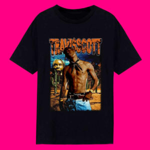 Travis Scott Retro Vintage 90’s Graphic Rapper Shirt