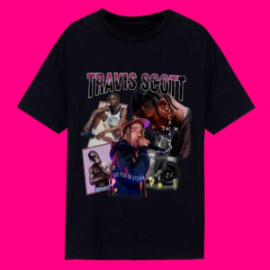 Travis Scott Shirt 90’s Vintage Rap Graphic Tee