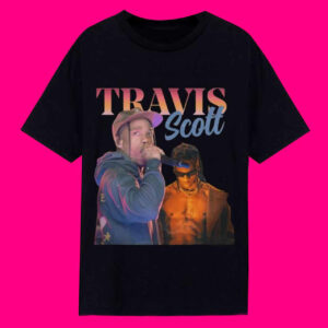 Travis Scott Vintage Retro Black Shirt