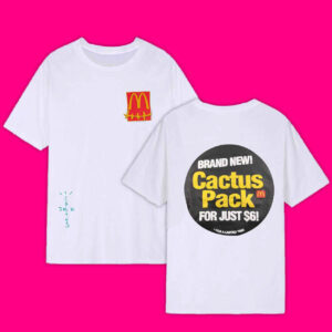 Travis Scott Mcdonald’s Merch Brand New Cactus Pack For Just $6 T-shirt