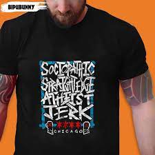 CM Punk T-Shirt  Sociopathic Straightedge Atheist Jerk