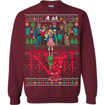 Christmas Things Stranger Things Ugly Christmas Sweater