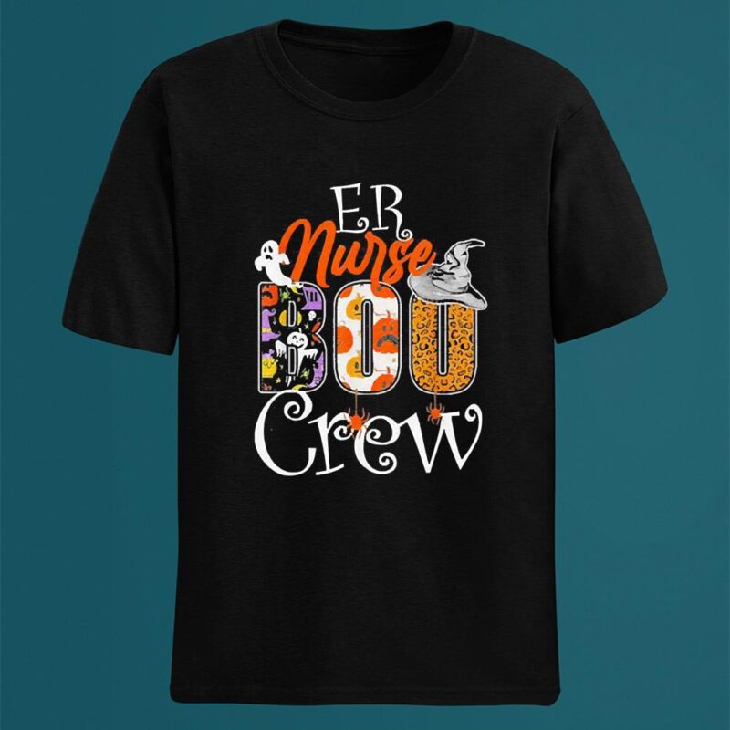 ER Nurse Boo Boo Crew Emergency Room Nurse Halloween Costume Funny Halloween Shirts