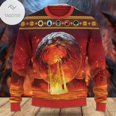 Game MTG Magic The Gathering Chaos Orb Mtg Ugly Sweater