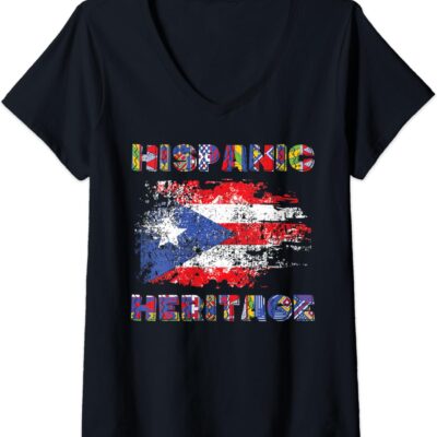 Hispanic Heritage Month T-Shirt Women Puerto Rico