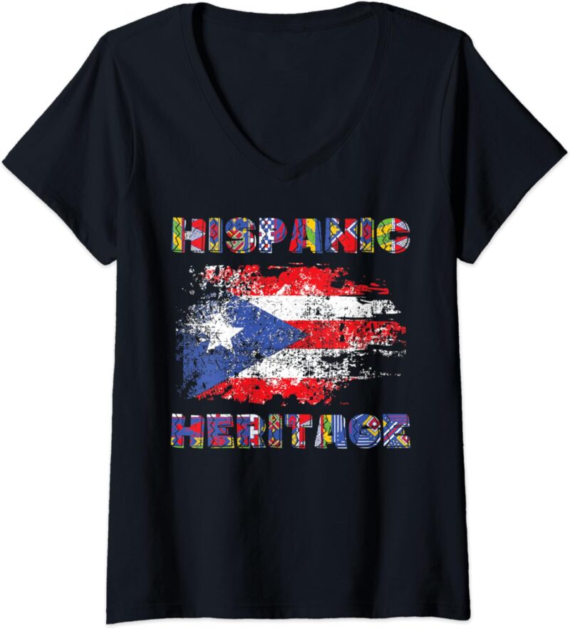 Hispanic Heritage Month T-Shirt Women Puerto Rico