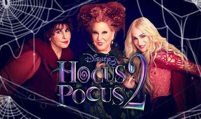 Hocus Pocus 2 Poster Sanderson Sisters We're Back Witches