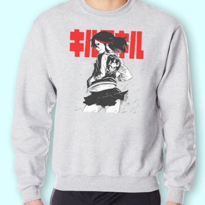 Kill La Kill Ryuko Matoi With Japanese Red Logo Anime Inspired T Shirt