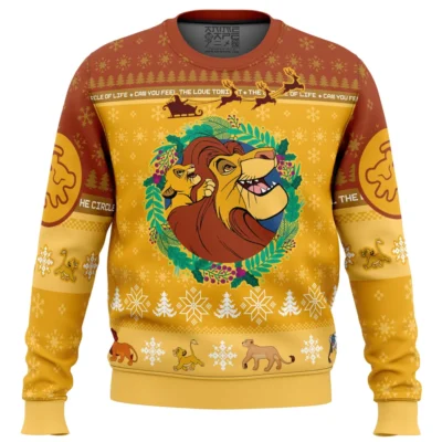 New Christmas The Lion King Disney Ugly Christmas Sweater