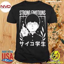 Reigen Mob Psycho Shigeo Kageyama MP100 Strong Emotions T Shirt