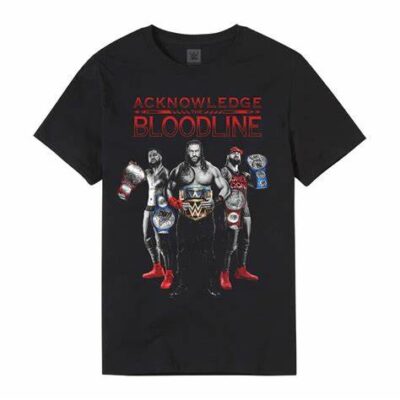 The Bloodline Acknowledge The Bloodline WWE Raw Shirt
