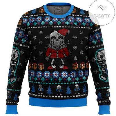 Undertale Sans Horror Ugly Christmas Sweater At Cosplay