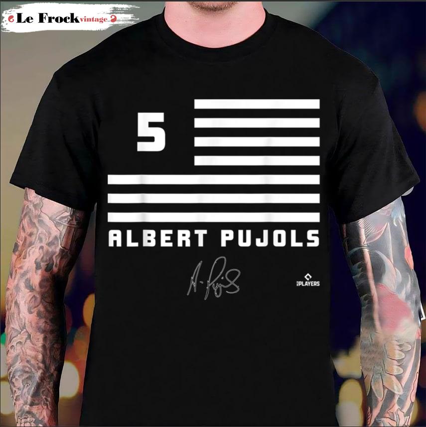 Albert Pujols Flag Name Albert Pujols T-Shirt