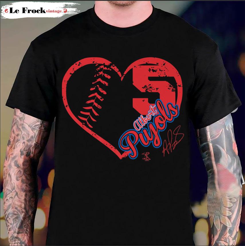 Albert Pujols Heart Team Albert Pujols T-Shirt Apparel