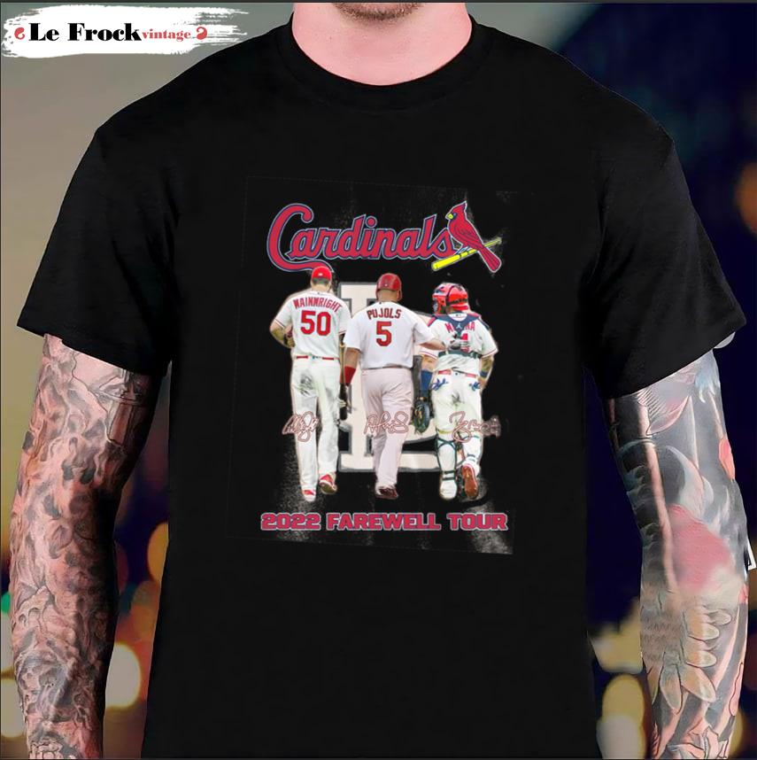 Albert Pujols T-Shirt Cardinals Adam Wainwright Albert Pujols And Yadier Molina 2022