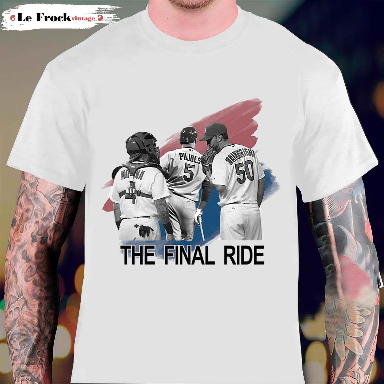 Albert Pujols T-Shirt Molina Pujols Wainnright The Final Ride