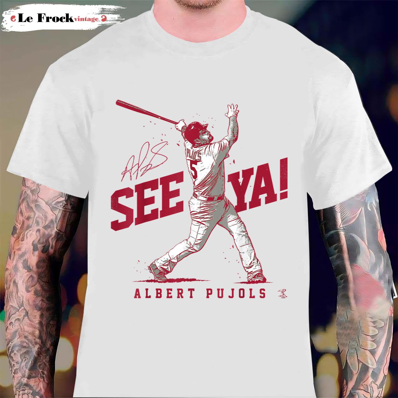 Albert Pujols T-Shirt One Last Run Shirt 2022 Cardinals The Final Ride