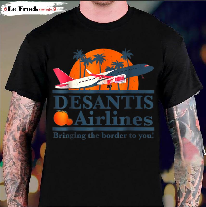 DeSantis Airlines Vintage Retro Funny DeSantis Airline T-Shirt