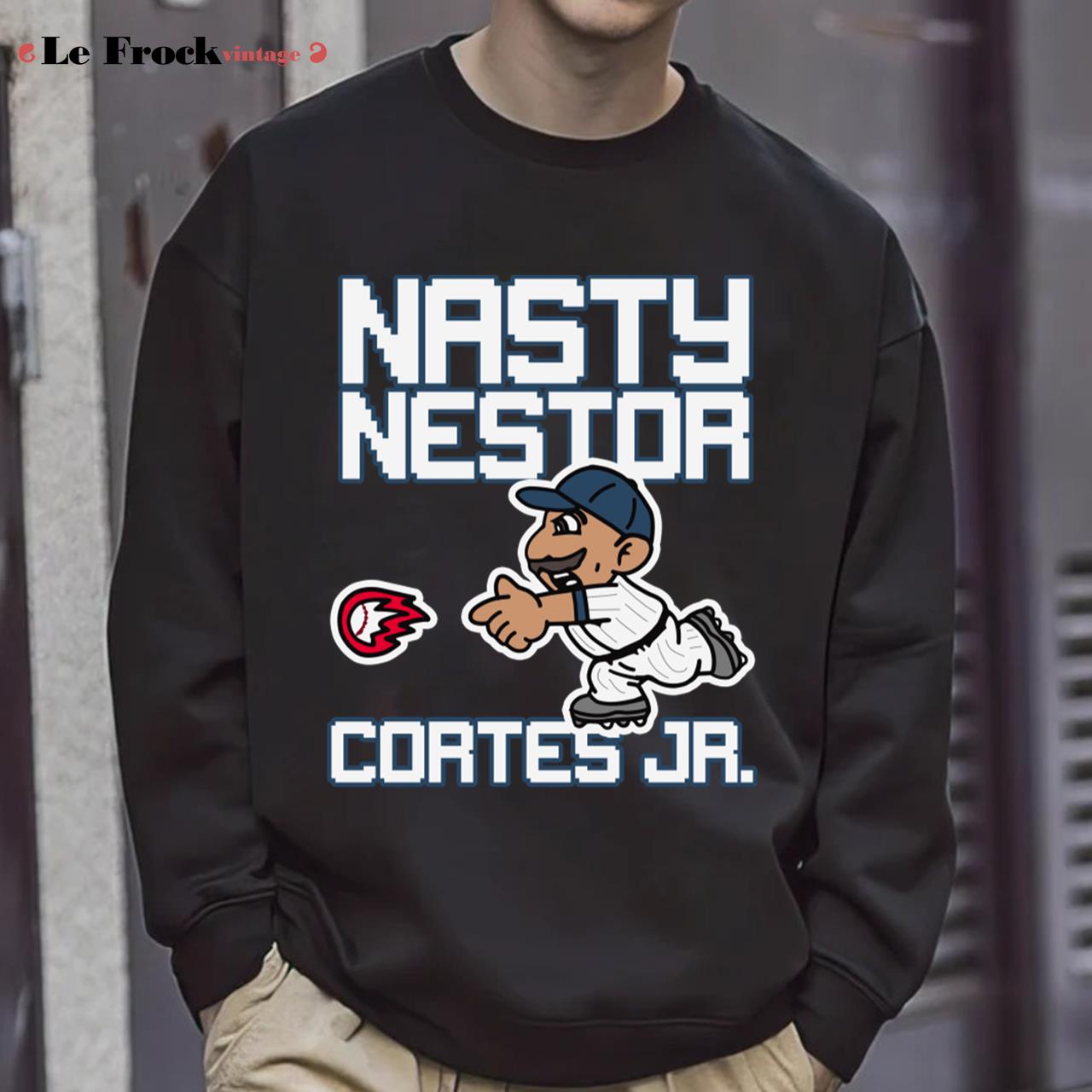 Funny Cartoon Nasty Nestor Cortes Jr Yankees T-Shirt