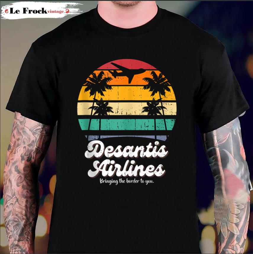 Funny Meme Ron DeSantis Airlines T-Shirt