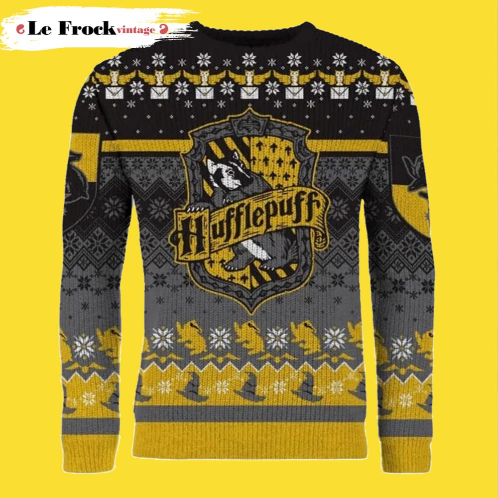 Happy Huffle Days Harry Potter Ugly Christmas Sweater