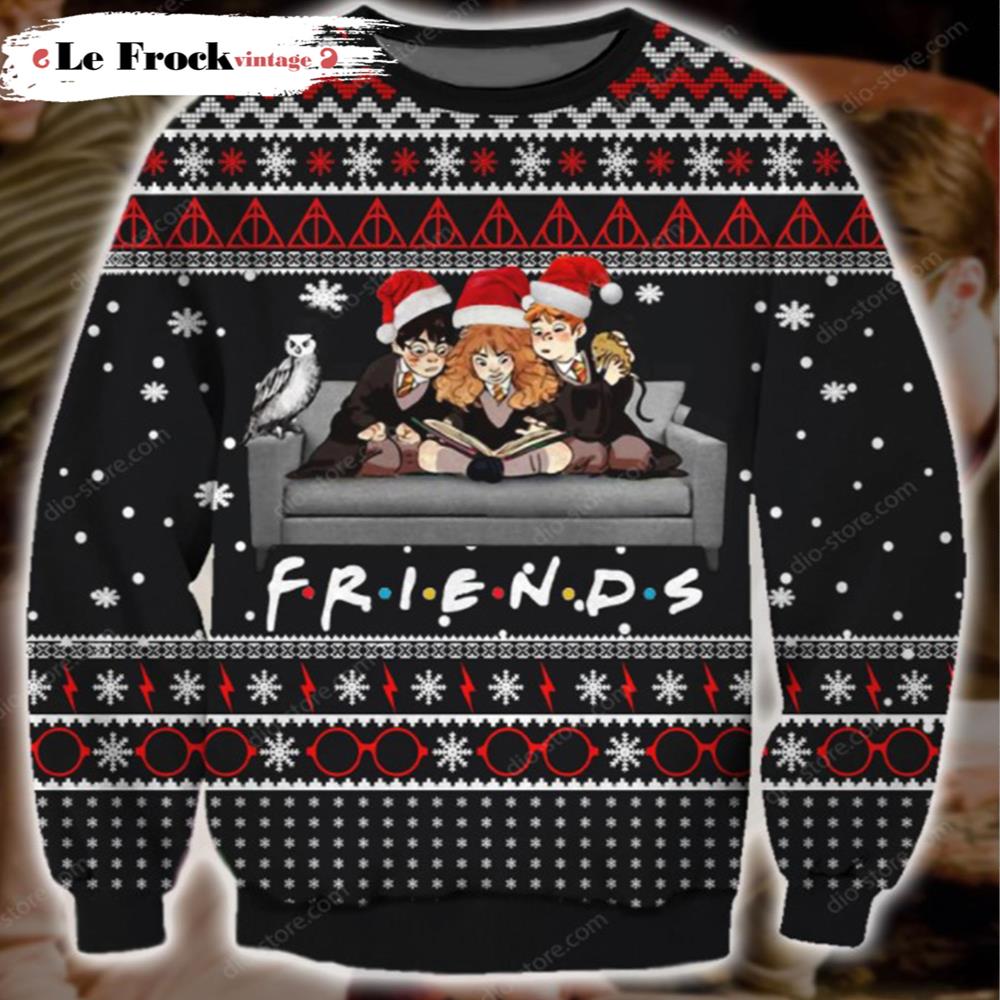 Harry Potter and Friends Harry Potter Ugly Christmas Sweater