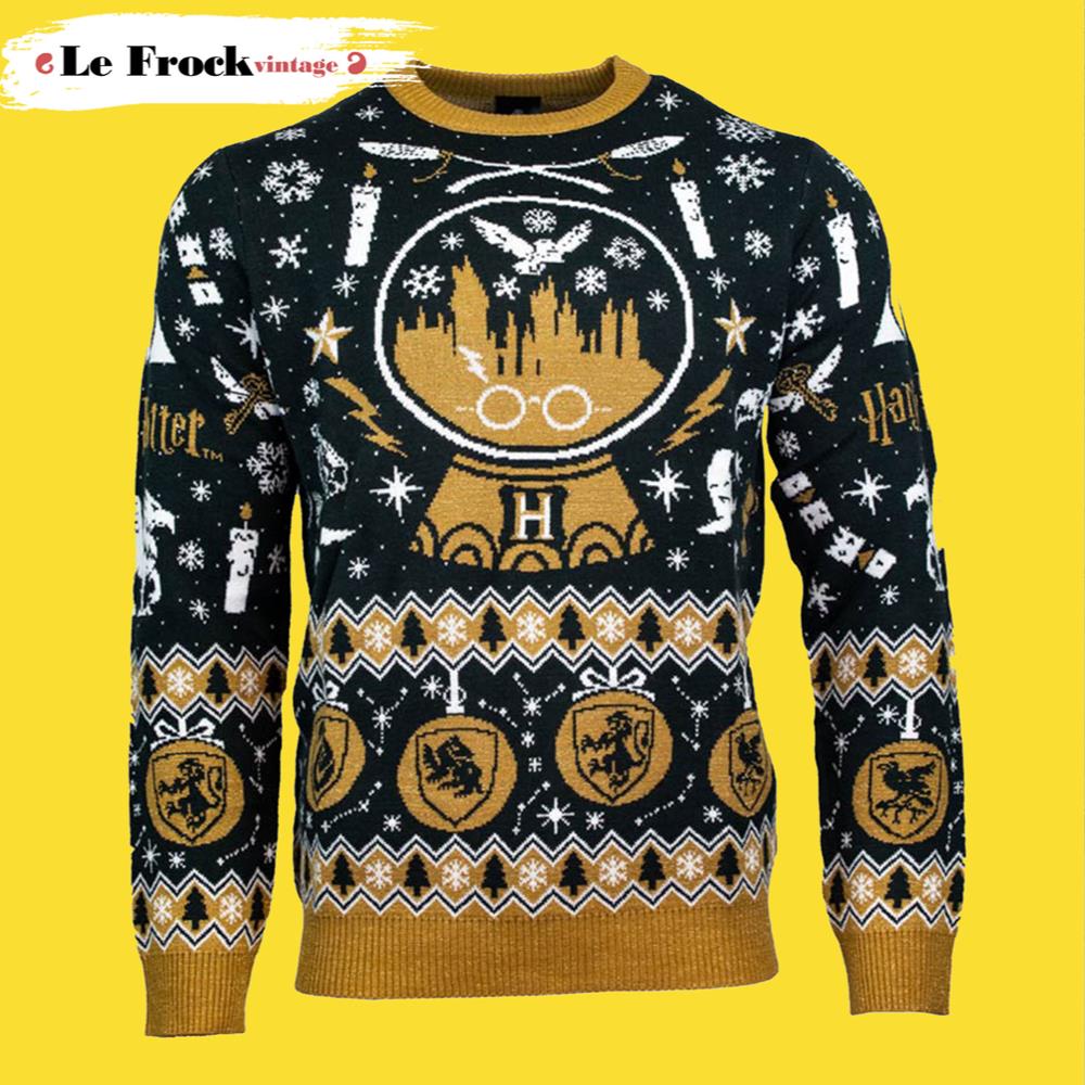 Official Harry Potter Ugly Christmas Sweater 'Snow Globe Christmas'
