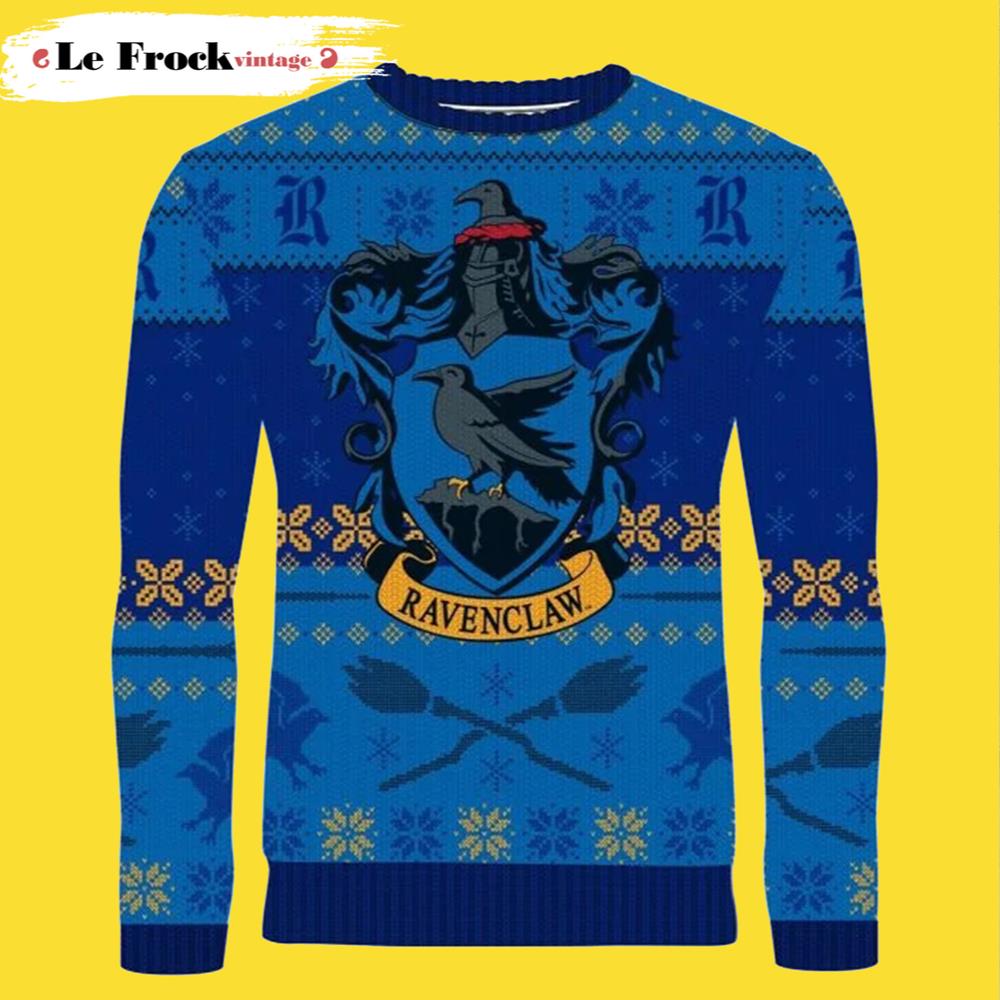 Rockin' Ravenclaw Harry Potter Ugly Christmas Sweater