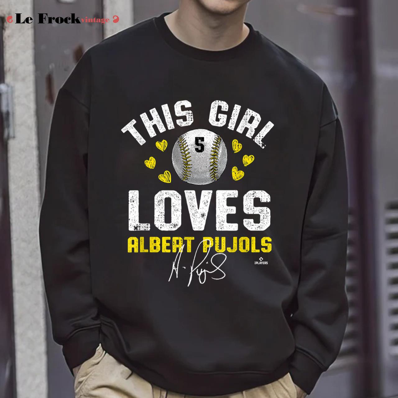 This Girl Loves Albert Pujols St Louis MLBPA Albert Pujols T-Shirt