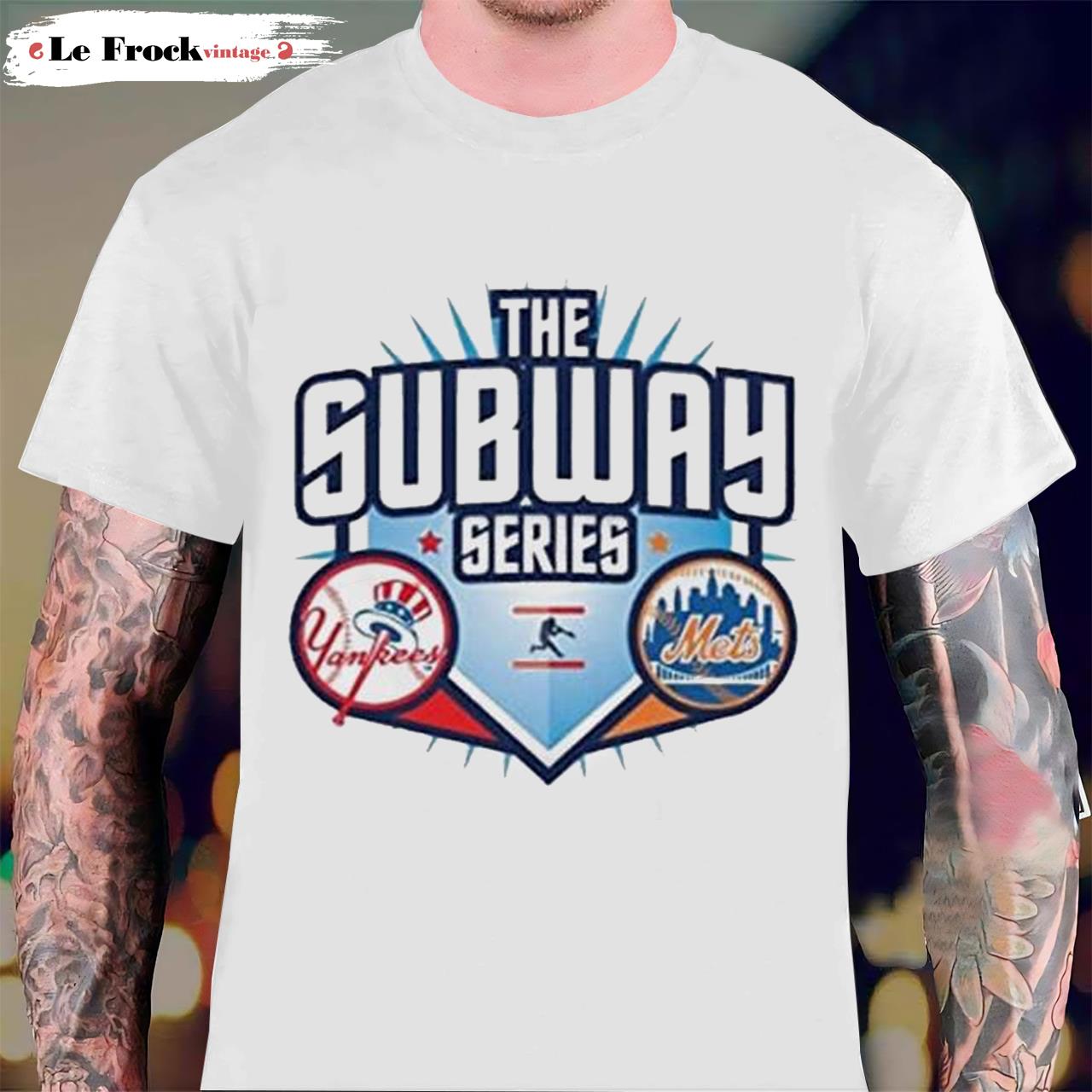 Yankees T-Shirt 2022 Subway Baseball Series Yankees And Mets