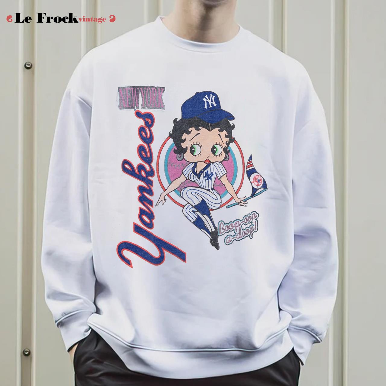 Yankees T-Shirt Unisex Vintage MLB New York Yankees Betty Boop - Travis  Scott Merch