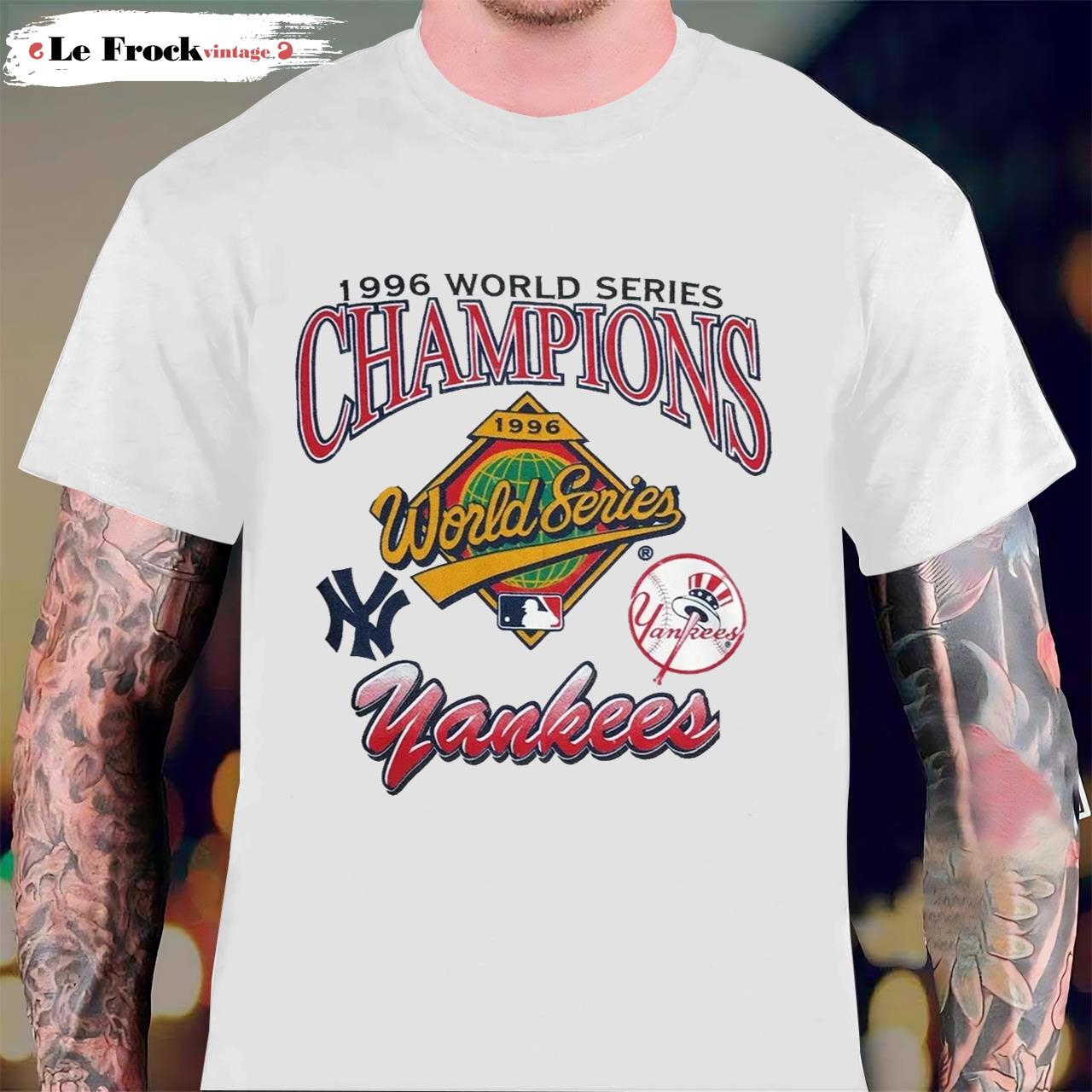 Yankees T-Shirt Vintage World Series 1996 MLB Champions New York Yankees