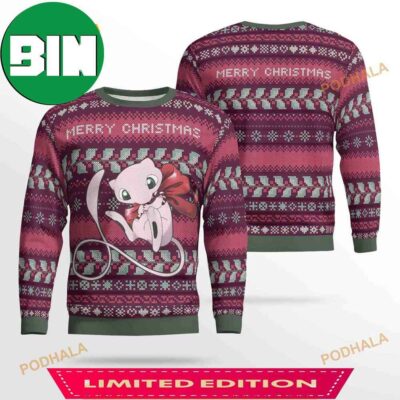 Mew Pokemon Ugly Christmas Sweater Funny Xmas
