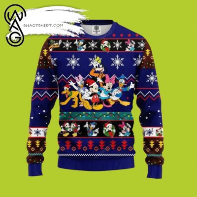 Mickey Mouse Thanksgiving Ugly Sweater Disney Mickey Mouse And Friends