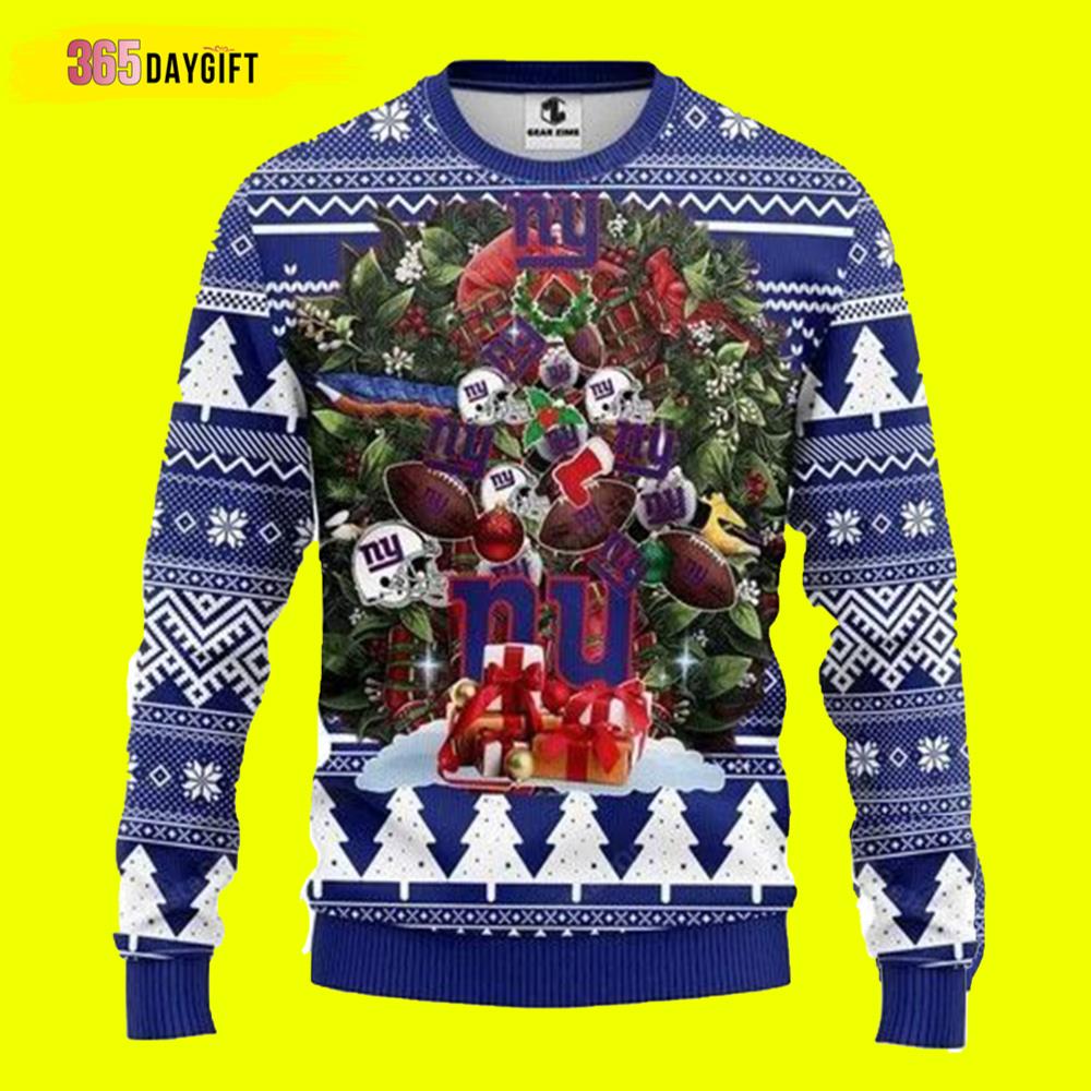 Nfl Tree Christmas New York Giants Ugly Christmas Sweater