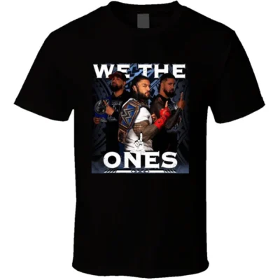 We The Ones T-Shirt WWE The Bloodline Logo Roman Reigns