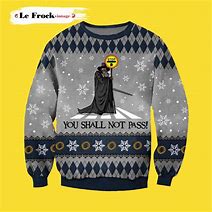 You Shall Not Pass Lord Of The Rings Ugly Christmas Sweater