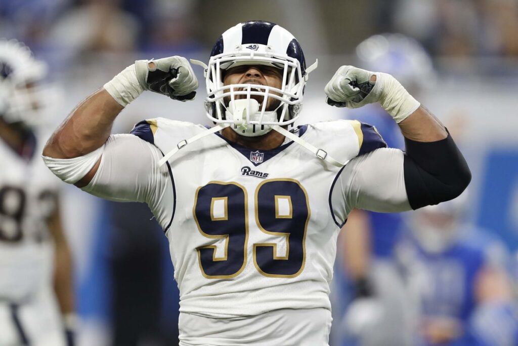 how many sacks does aaron donald have
