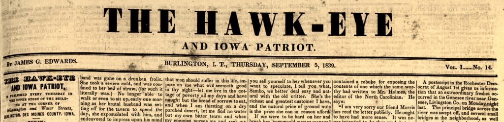 why is iowa called the hawkeye state