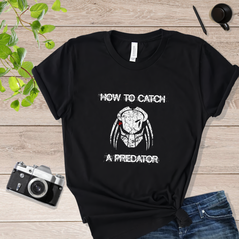 Predator How To Catch A Predator Shirt Black