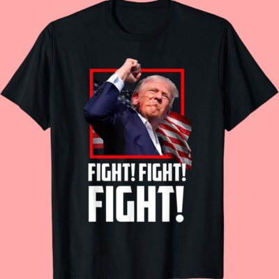 Donald Trump Fight Fighting Fighters Supporters Americans Unisex T-Shirt 2024